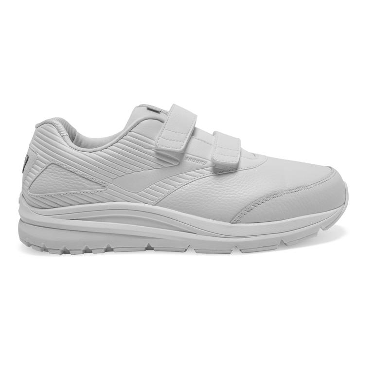 Brooks Men's Addiction Walker V-Strap 2 Walking Shoes - White/White (BXIA24680)